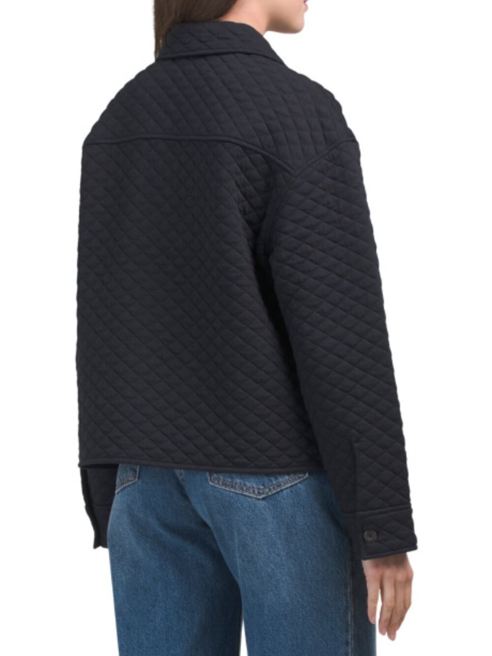 VINCE Quilted Collared Jacket - Picture 2 of 2